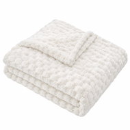AO CONSULTING JARO Mikroplyšová deka 200×230cm microplush blanket, white - Blanket