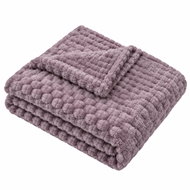 AO CONSULTING JARO Mikroplyšová deka 200×230cm microplush blanket, violet - Blanket