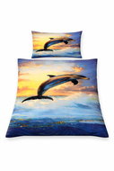 AO Consulting 2-dílné ložní povlečení - Delfín - Bed Linen