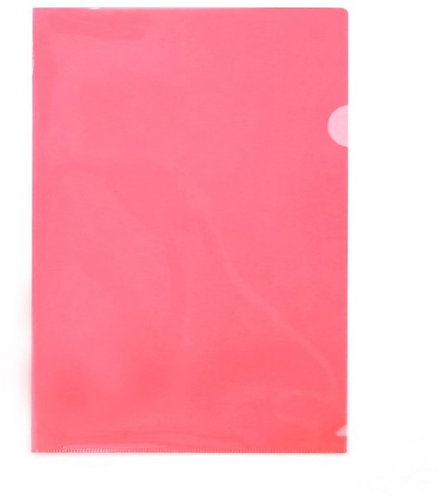 Auro Office folding cover A4, 170 µm, PVC, red, smooth - 10 pcs - Sheet Potector - Main image