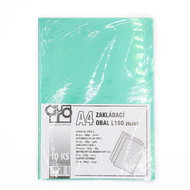 Auro Office PVC A4 L 170mc/10 pcs green - Sheet Potector