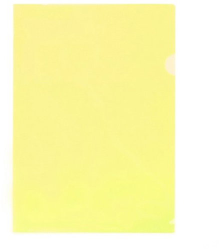 Auro Office folding cover A4, 170 µm, PVC, yellow, smooth - 10 pcs - Sheet Potector - Main image