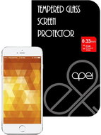 APEI Slim Round Glass Protector for iPhone 6 White Full - Glass Screen Protector