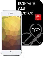 APEI Slim Round Glass Protector for iPhone 6 Plus White Full - Glass Screen Protector
