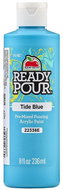 Apple Barrel Ready Pour pro pouring 236 ml, mořská modrá - Akrylové barvy