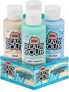 Apple Barrel Ready Pour set Ocean vibe pro pouring, 4 × 118 ml - Akrylové barvy