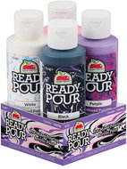 Apple Barrel Ready Pour set Cosmic pro pouring, 4 × 118 ml - Akrylové barvy