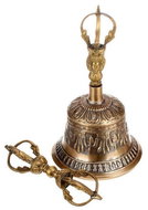 Etno tibetský zvonek 21 cm - Percussion