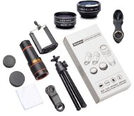 Apexel Universal Mobile Phone Lens Set + Tripod - Phone Camera Lens