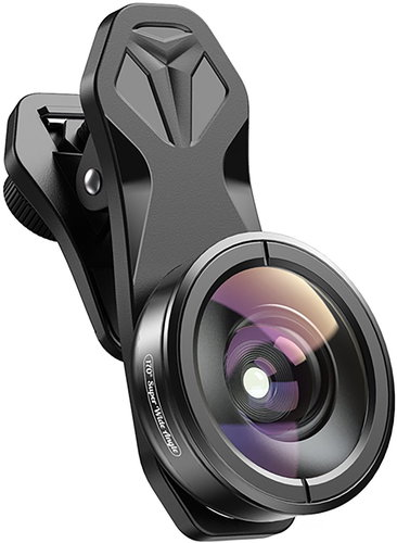 Apexel HD 170° Super Wide Angle Lens With Clip - Phone Camera Lens - Main image