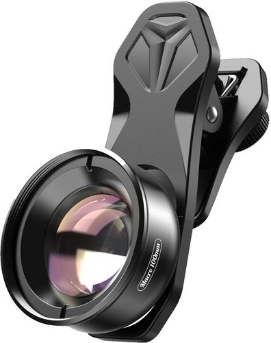 Apexel HD 100MM Macro Lens with Clip - Phone Camera Lens - Main image