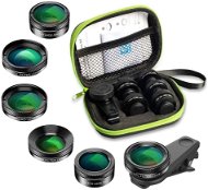 Phone Camera Lens Apexel Smartphone Lens Set, Mobile Phones 6in1 - Objektiv pro mobilní telefon