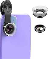 Objektív na mobil Apexel 2-in-1 Lens Kit-- 12X/24X Macro Lens - Objektiv pro mobilní telefon