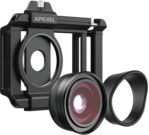 Apexel Adjustable 10× - 20× Zoom Macro Lens - Telefon objektív - Fő fotó