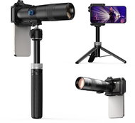 Apexel 30X Telescope Lens with Handheld Tripod - Phone Camera Lens