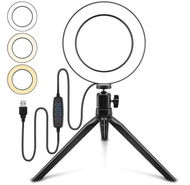 Apexel Ring light 6" s klipem - Foto světlo