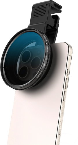 Apexel 67mm Variable ND2-400 Filter Kit for camera & smartphone - ND Filter - Main image