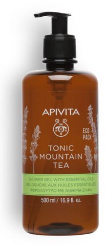 Apivita Tonic Mountain, Tea 500 ml - Shower Gel - Main image