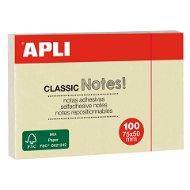 APLI 50 × 75 mm, 100 lístků, žlutý - Sticky Notes