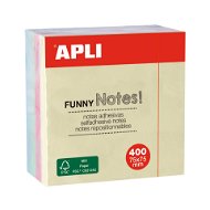 APLI 75 × 75 mm, 400 lístků, pastelové barvy - Sticky Notes