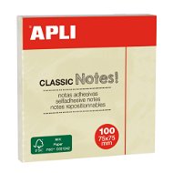 APLI 75 × 75 mm, 100 lístků, žlutý - Sticky Notes