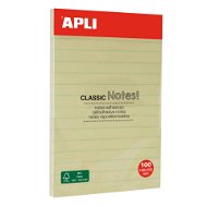 APLI linkovaný, 150 × 100 mm, žlutý - Sticky Notes
