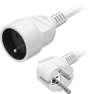AlzaPower extension cord 230V 1 socket 10m white - Extension Cable