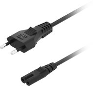 AlzaPower Cord 2pin IEC C7 250V 5m black - Power Cable