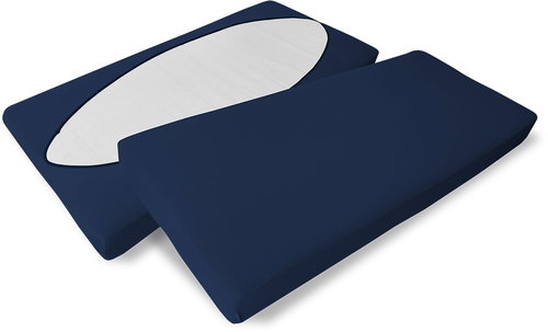 APOS Elastic sheet envelope cut dark blue - Bedsheet - Main image