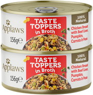 Applaws konzerva Dog Taste Toppers  Broth Kuře s játry 2 × 156 g - Konzerva pro psy
