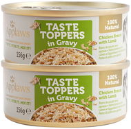 Konzerva pro psy Applaws konzerva Dog Taste Toppers Gravy Kuře s jehněčím 2 × 156 g - Konzerva pro psy