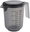 Gray measuring cup with lid 1 l