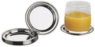 APS Set of 6 stainless steel coasters, diameter 10 cm, 35711 - Placemat