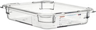 ARAVEN Gastro container GN 1/2, polycarbonate, integrated label, 65 mm, 3,9 l - Gastro Container
