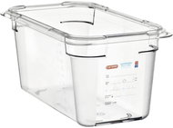 ARAVEN Gastro container GN 1/3, polycarbonate, integrated label, 150 mm, 2,35 l - Gastro Container