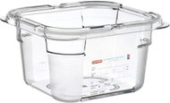 ARAVEN Gastro container GN 1/6, polycarbonate, integrated label, 100 mm, 1.5 l - Gastro Container