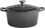 APS 5 Stars Pot with lid, height 115 mm, diameter 250 mm, anthracite - Pot