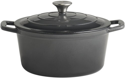 APS 5 Stars Pot with lid, height 115 mm, diameter 250 mm, anthracite - Pot - Main image