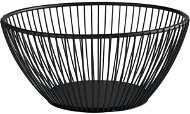 APS Svart Košík kovový 17,5 cm, černý - Bread Basket