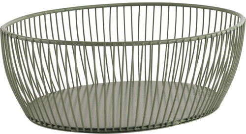 APS Svart Basket, 80 × 240 × 190 mm, soft green - Bread Basket - Main image