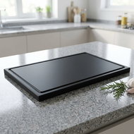 APS Cutting board, height 20 mm, 50 × 30 cm, black - Cutting Board