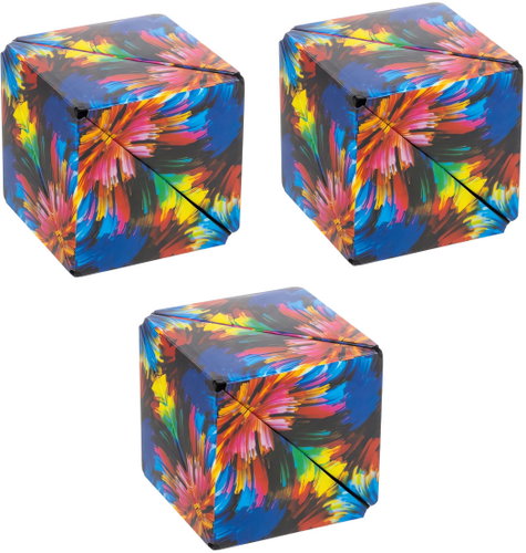 Kruzzel 24743 Anti-stress magnetic cube, 3 pieces - Brain Teaser - Main image