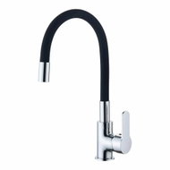APT DA543 kitchen sink mixer tap with 360° flexible arm, black - Tap