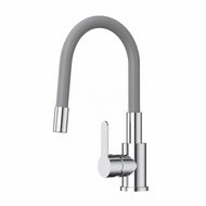 APT DA543B kitchen sink mixer tap with 360° flexible spout, grey - Tap
