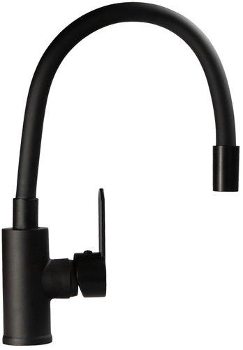APT DA747 Kitchen tap with flexible arm 44cm, matte black - Tap - Main image