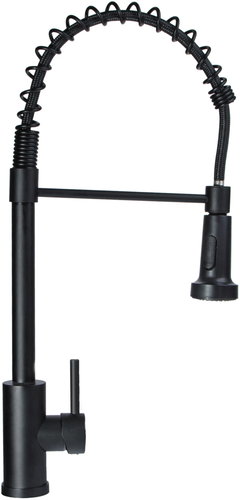 APT DA756 kitchen tap with flexible swivel arm, 51cm, black - Tap - Main image
