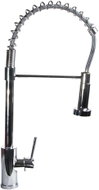 APT DA756A kitchen tap with flexible swivel spout, 51cm, silver - Tap