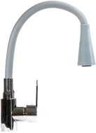 APT DA769 kitchen mixer tap with 60cm flexible spout, 2 spray modes, grey - Tap