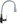 DA769 kitchen mixer tap with 60cm flexible spout, 2 spray modes, grey