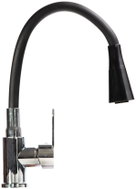APT DA769A kitchen tap with flexible spout 60cm, 2 modes, black - Tap